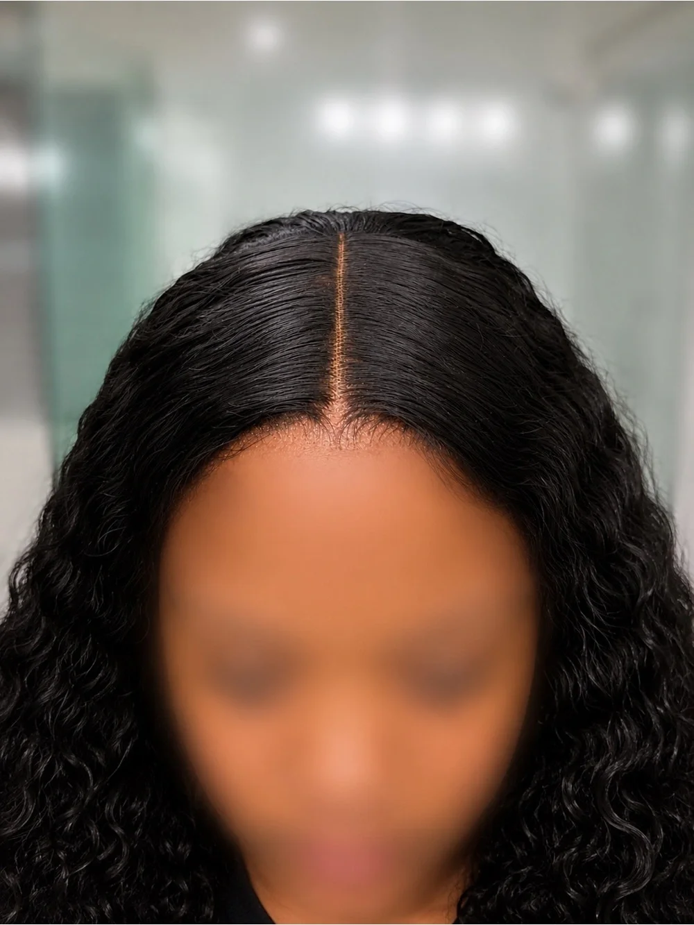 24 inch frontal wig with customized/plucked frontal.